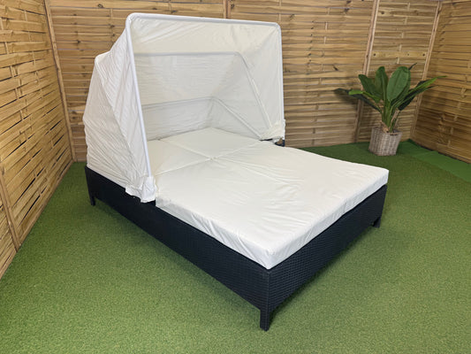 Noralda leżak ogrodowy z baldachimem 242